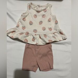 Charming Kids Strawberry Print Set